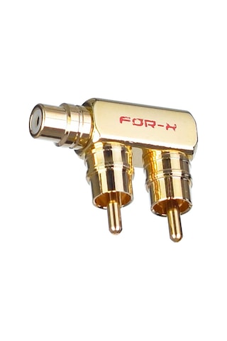 For-X 2 Rca Erkek 1 Rca Dişi Oto Amfi Sinyal Birleştirici Xy-54T