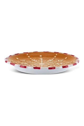 Karaca New Year Yılbaşı Gingerbread Pasta Tabağı 20 Cm
