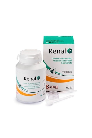 Candioli Renal-p Toz Kedi Ve Köpek Böbrek Ve Üriner Sistem Destekleyici 70 Gr Candioli Renal-p Toz Kedi Ve Köpek Böbrek Ve Üriner Sistem Destekleyici 70 Gr