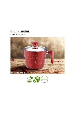 Granit Sütlük - Kırmızı Kırmızı