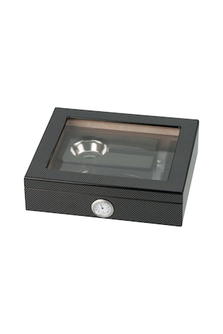 Hauser Karbon Karbon Camlı Humidor Seti 569183