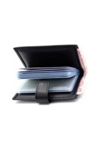 West Polo Clup Deri Seffaf Kart Gözlü Kartlık Cüzdan