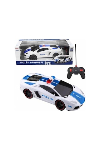 1:12 Uzaktan Kumandalı Polis Lamborghini Şarjlı Araba