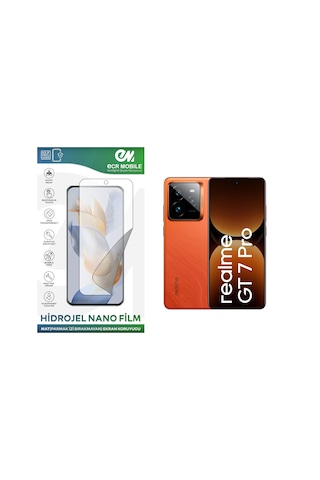 Realme Gt 7 Pro İle Uyumlu Hidrojel Nano Ekran Koruyucu Film Mat Tempered Cam Değildir