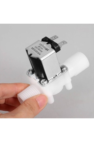 12v Plastik Solenoid Valf Nc Elektrikli Manyetik Su Akış Vanası Kontrol Bahçe Sulama Çamaşır
