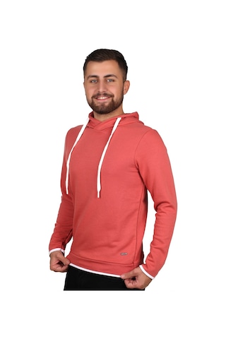 MANTA 5239 Kapşonlu Sweatshirt-25671 Tarçın