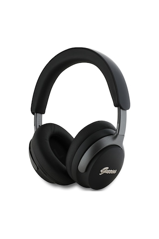 Guess T34753 ANC ENC Script Serisi Bluetooth 5.3 Kulak Üstü Kulaklık Siyah