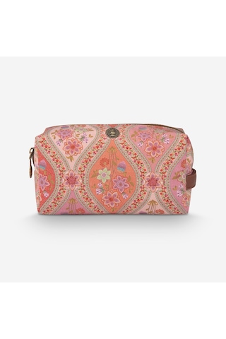 Turuncu Polyester Makyaj Çantası 21,5x10x10,5 Cm