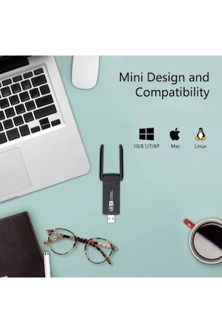 Realtek 8812BU 802.11AC 1200  Mbps Dual Band USB 3.0 WI-FI Alıcı