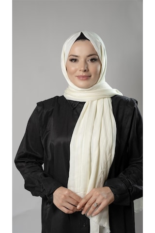 Ekru Çizgili Şal Viskon Kumaş Bursa Dolama 202110 27 Ekru