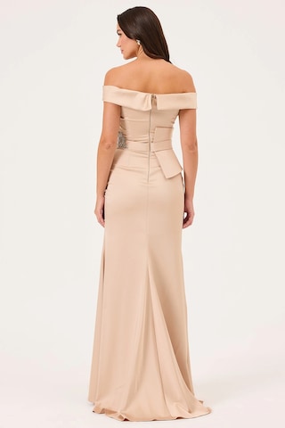 İlmio Bayan Abiye Elbise 3846003 Bej Bej