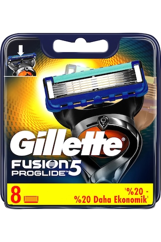 Gillette Fusion5 ProGlide Yedek Tıraş Bıçağı 8'li