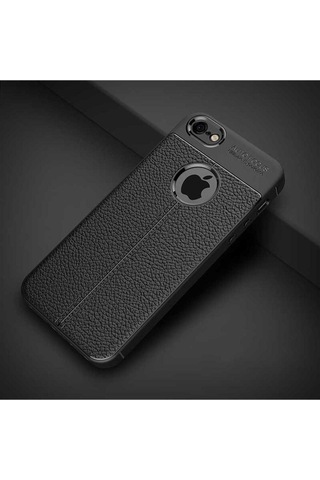 Apple Uyumlu iPhone 5 Kılıf Zore Niss Silikon Kapak Siyah