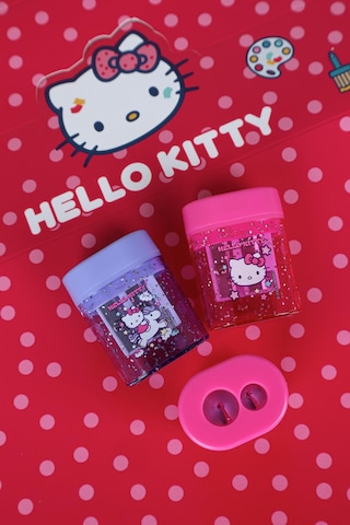 Yeni Sezon Lisanslı Hello Kıtty "2 Adet " Çift Bıçaklı Oval Kalemtraş