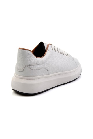 Bambi Bej Leather Erkek Sneaker E01401098040 Bej