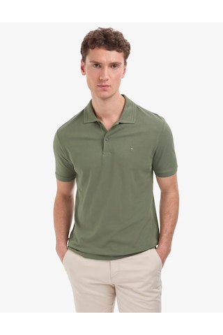Pierre Cardin Erkek Haki Tişört Basic 50325312-vr027