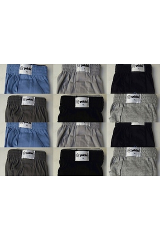 6 Adet Yıldız Erkek Penye Taşma Cotton Boxer (43)