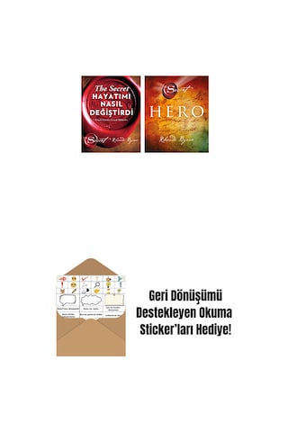 The Secret - Hayatımı Nasıl Değiştirdi Ciltli + The Secret - Hero Ciltli + Okuma Sticker'ları