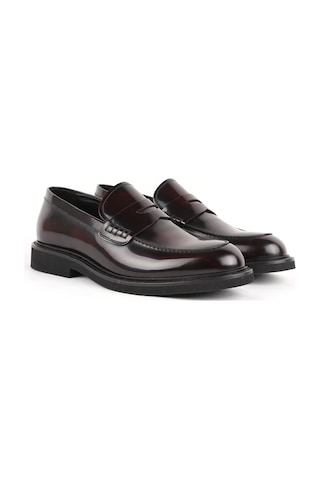 Libero L4841 Loafer Erkek Deri Ayakkabı Koyu Bordo