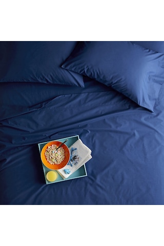 Prime Sleeks %100 Pamuk Yastık Kılıfı 2 Adet - Lacivert - 50x70cm Lacivert