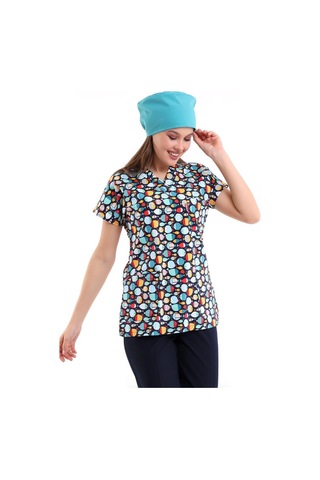 Yarasa Kol Desenli Tek Üst - 5001 Balık