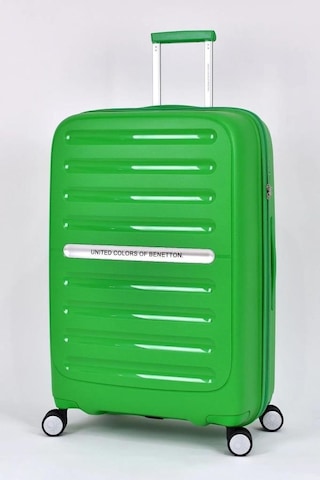 Benetton Büyük Boy %100 Polipropilen Valiz Yeşil Bnt1000 Yeşil