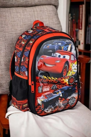 Erkek Çocuk Cars Hawk Victory İlkokul Çantası Çok Renkli