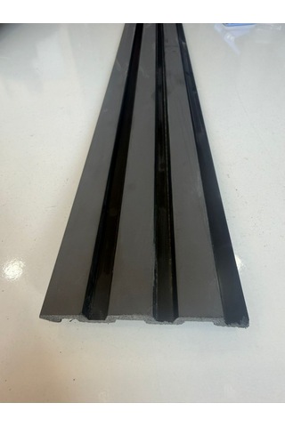 Polimer Antrasit Duvar Ofis Tv Arkası Koridor Dekoratif Panel 5 Adet 55 Cm