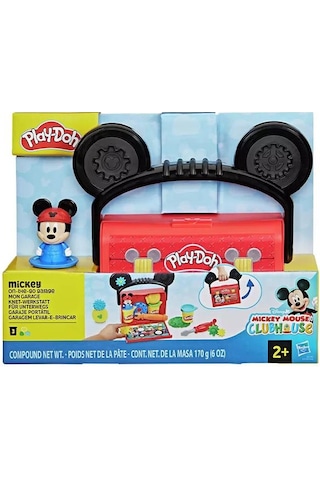 Play Doh Mickey Mouse On The Go Garage Oyun Hamuru Seti G3109 Çok Renkli