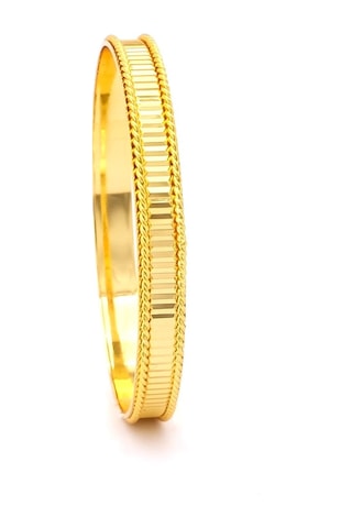 Altın Kaplama 7 Mm Sazan Ajda Bilezik Blz-3140 Altın