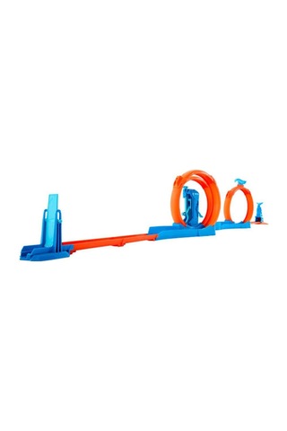 Jdw39 Hot Wheels Track Creator Triple Loop Speed Kit Çok Renkli