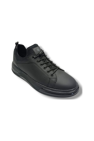 G-class 896-26 Mat Deri Anatomik Erkek Sneaker Siyah