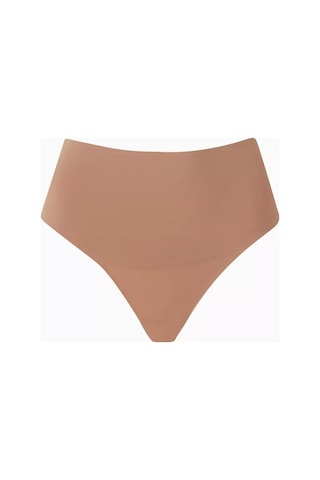 Skims Smoothing Intimates Yüksek Bel Tanga, Pürüzsüz Ve Dikişsiz, Siena Renk Kahverengi