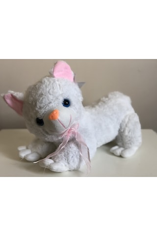 Sesli Miyavlayan Peluş Kedi 35cm