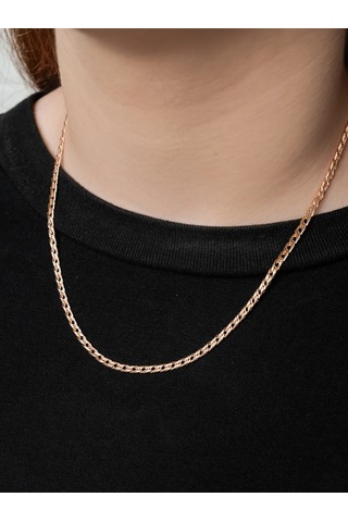 Voznesenskij Uvelirnyj Zavod 925 Ayar Altın Kaplama Üçlü Rhombus Gümüş Kolye 251180419 Altın