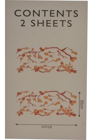 Readyroll Floral Kendinden Yapışkanlı Dekoratif Duvar Süsü N11.274