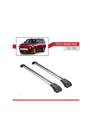 Toyota 4runner N280 2010 Ve Sonrası İle Uyumlu Ace-1 Ara Atkı Tavan Barı Gri