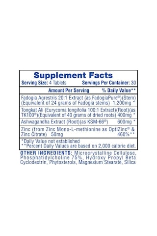 Hitech Testosterone Testo Booster 21fadogia Agrestis Tongkat Ali 120 Tablet