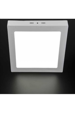 Beyaz Ledli 24 Watt Sıva Üstü Led Panel Kare Tavan Armatürü-badelta Diğer