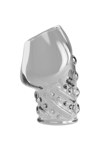 Hızlı Express Şeffaf İpeksi Yumuşaklıkta Ucu Açık Tırtıklı Güçlü Penis Kılıfı