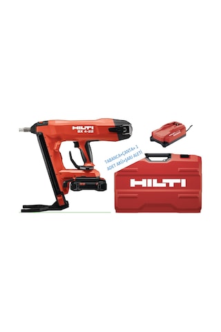 Hilti BX 4-22 Akülü Beton Çivi Çakma Tabancası + B 22-85 Batarya + C 6-22 Şarj Cihazı