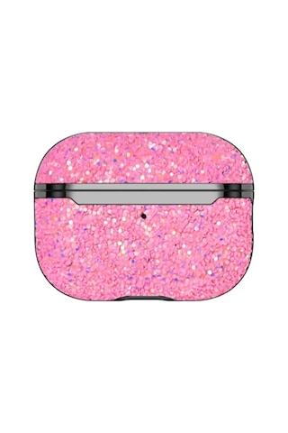 Mepa Onegif Apple Uyumlu AirPods 3 3.nesil Bright Simli Apple Uyumlu AirPods Kapak - Pembe Najmaddin