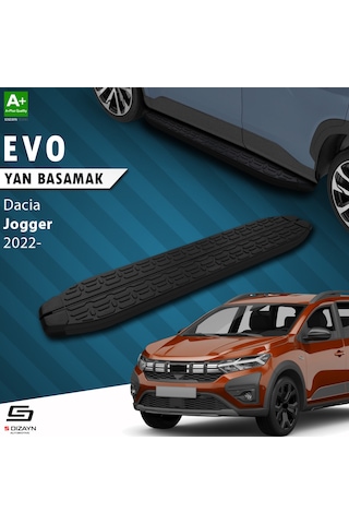 S-Dizayn Dacia Jogger Evo Siyah Yan Basamak 213 Cm 2022 Üzeri