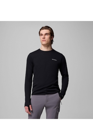 Columbia Columbıa Tech Traıl Utılıty Warm Ls Crew Erkek Sweatshırt 2136881-010 Siyah