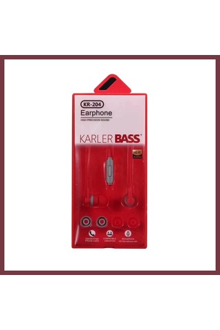 Storeşahin Karler Bass Kr-204 Kablolu Kulaklık - Kırmızı Shn0720 "kablolu Kulaklık"
