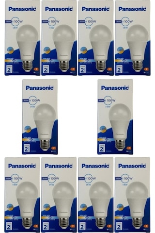 Panasonic 14w 100w 4000k Günışığı E27 Duylu Led Ampul 10 Adet