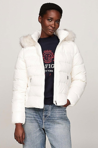 Tommy Hilfiger Kadın Mont Beyaz