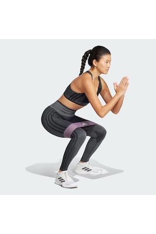 Adidas Knitted Training 7/8 Kadın Tayt C-adıje8021b30a00 Gri