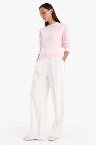 Defacto Relax Fit Bisiklet Yaka Triko Kazak C0058ax25wnpn648 Pembe