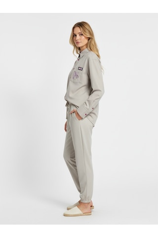 Xint Bej Formunu Koruyan Oversize Pantolon 201336